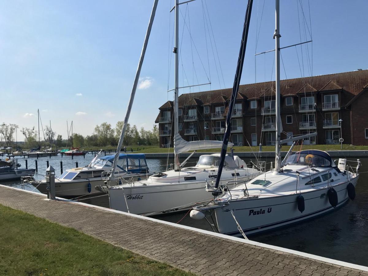 Blick Auf Yachthafen An Der Ostsee Ueckermünde Exteriér fotografie