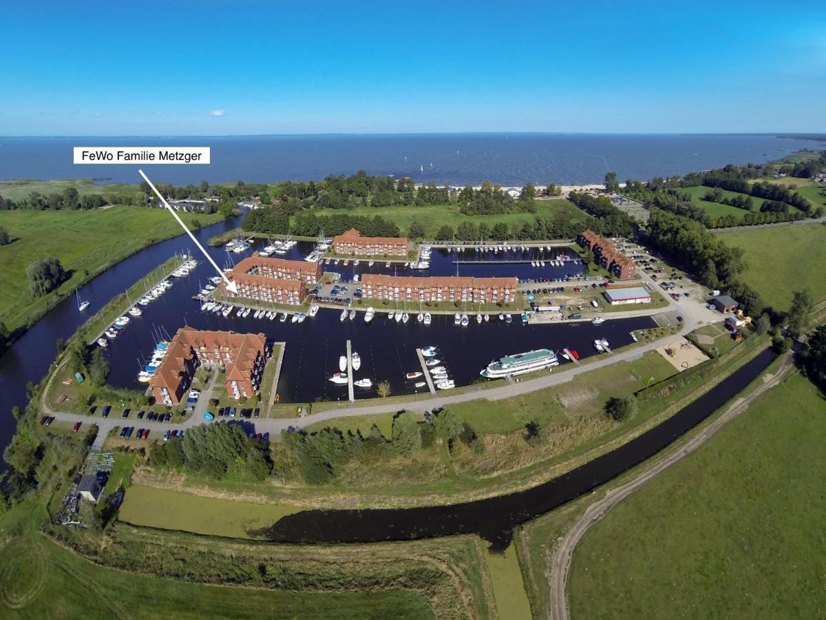 Blick Auf Yachthafen An Der Ostsee Ueckermünde Exteriér fotografie